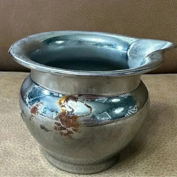 Vintage Silver Color Farberware Serving Dish Signs Of Wear Brooklyn NY - Picture 4 of 9